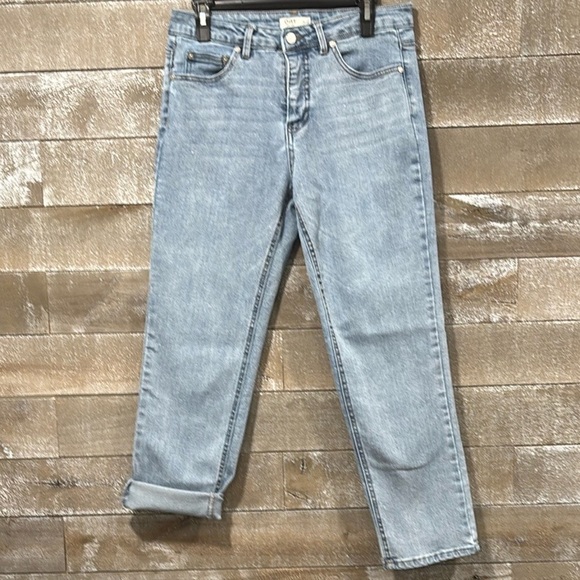 OAT high rise Lightwash crop ankle Jean size 8 - Picture 9 of 9